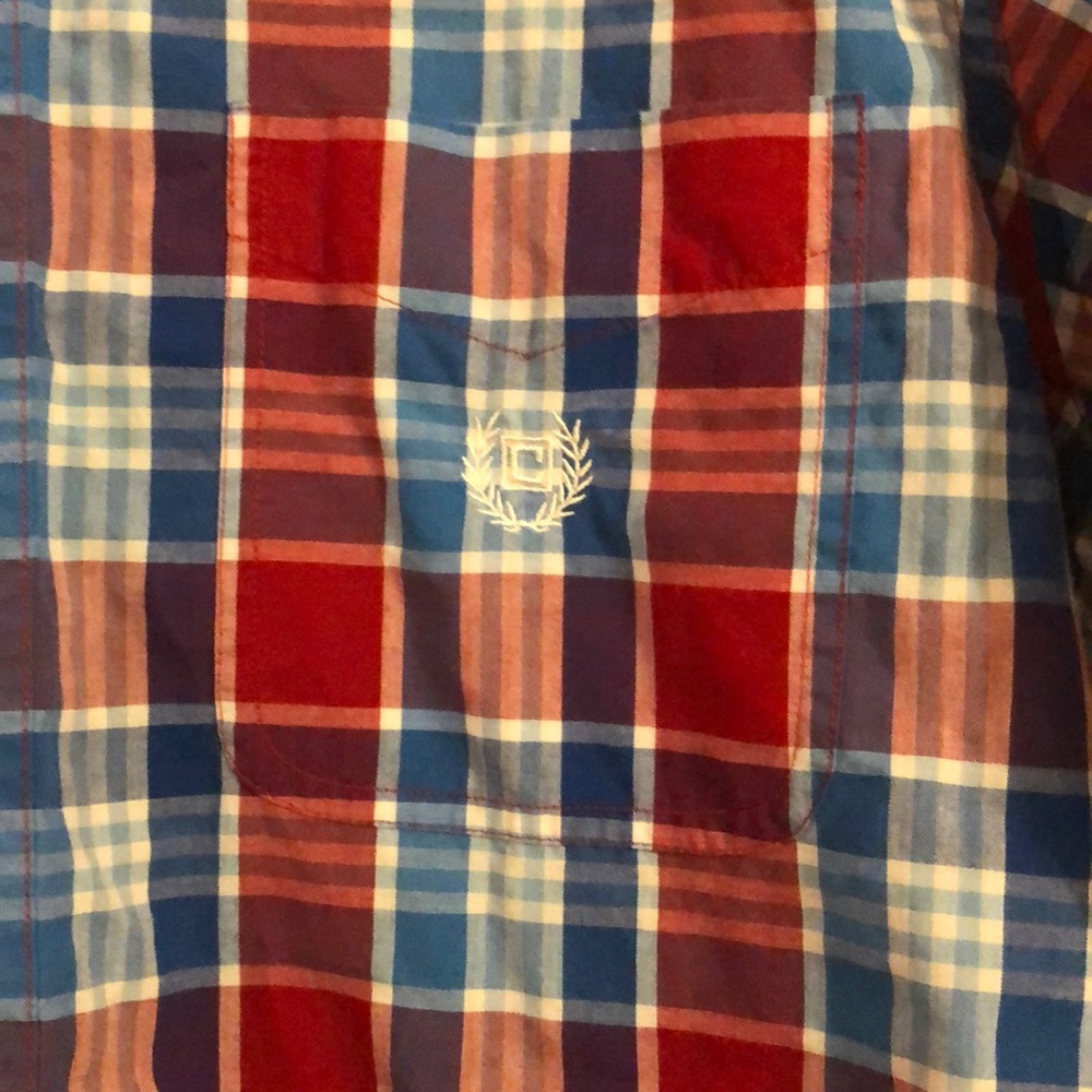 Plaid Chaps Button down - Picture 2 of 4